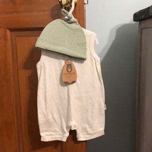 Rabbit Bear Organic Romper